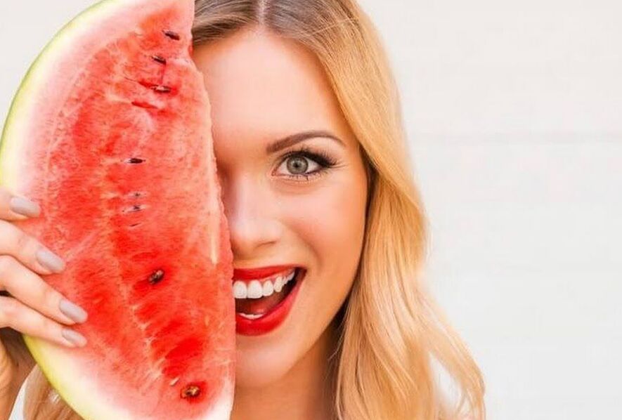 Lose weight with watermelon